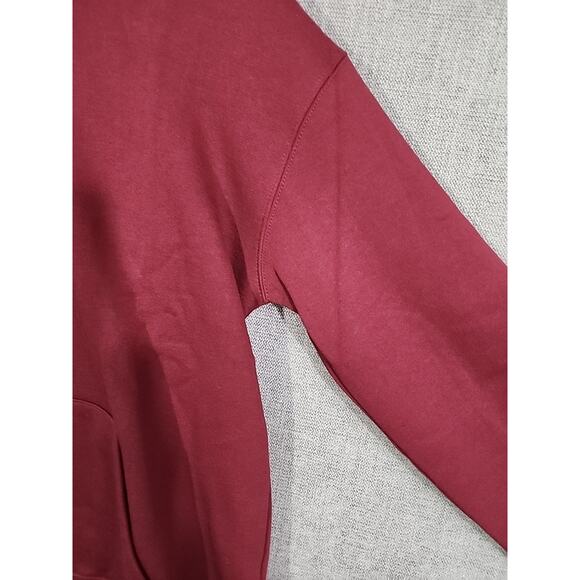 Dixxon Vixxon Womens Large Pullover Burgundy Hoodie Brand New - Picture 4 of 13